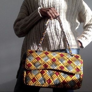 Made in Nigeria “Ankara” medium sized handbag